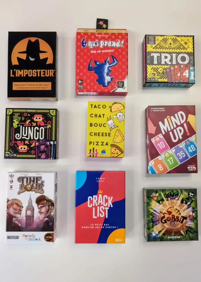 Jeux pour ludothèque en entreprise